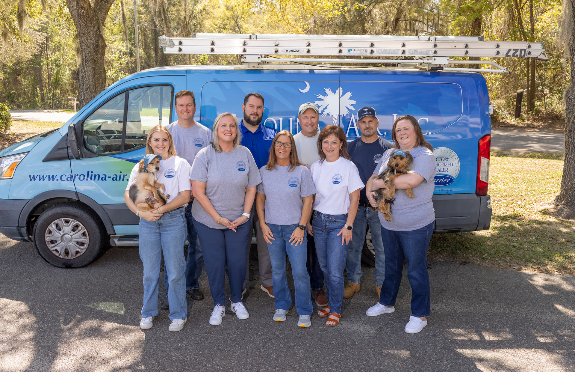 Professional HVAC Employees at Carolina Air 